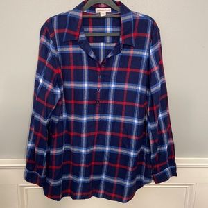 Coldwater Creek flannel shirt